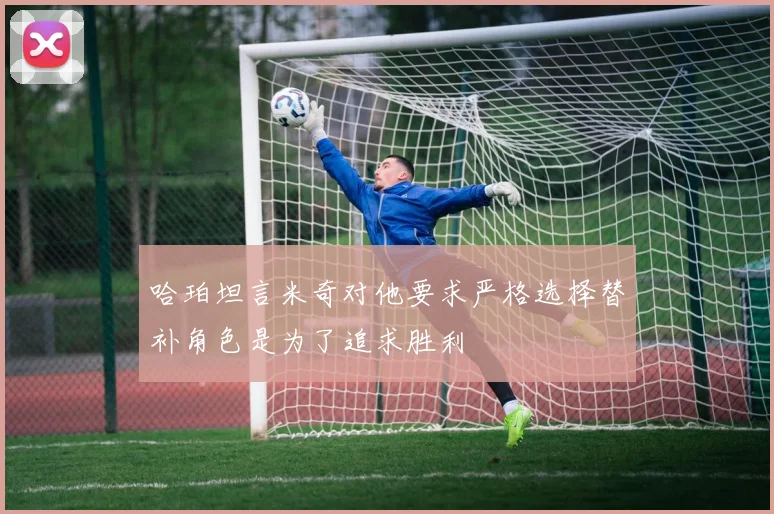 哈珀坦言米奇对他要求严格选择替补角色是为了追求胜利